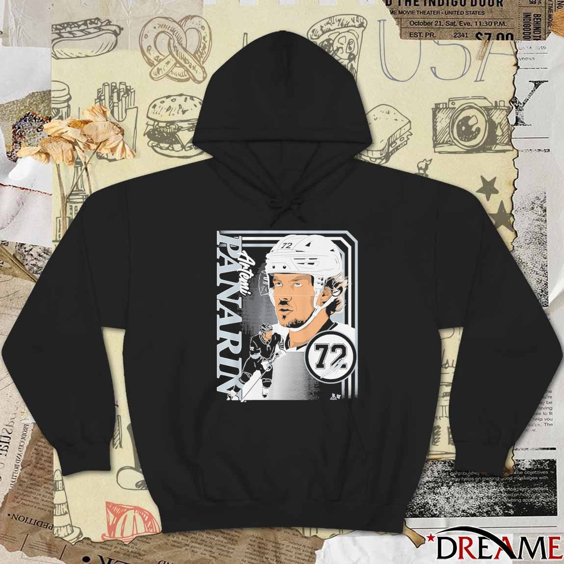Artemi Panarin Los Angeles Kings Hockey Collage Frame Signature t-shirt