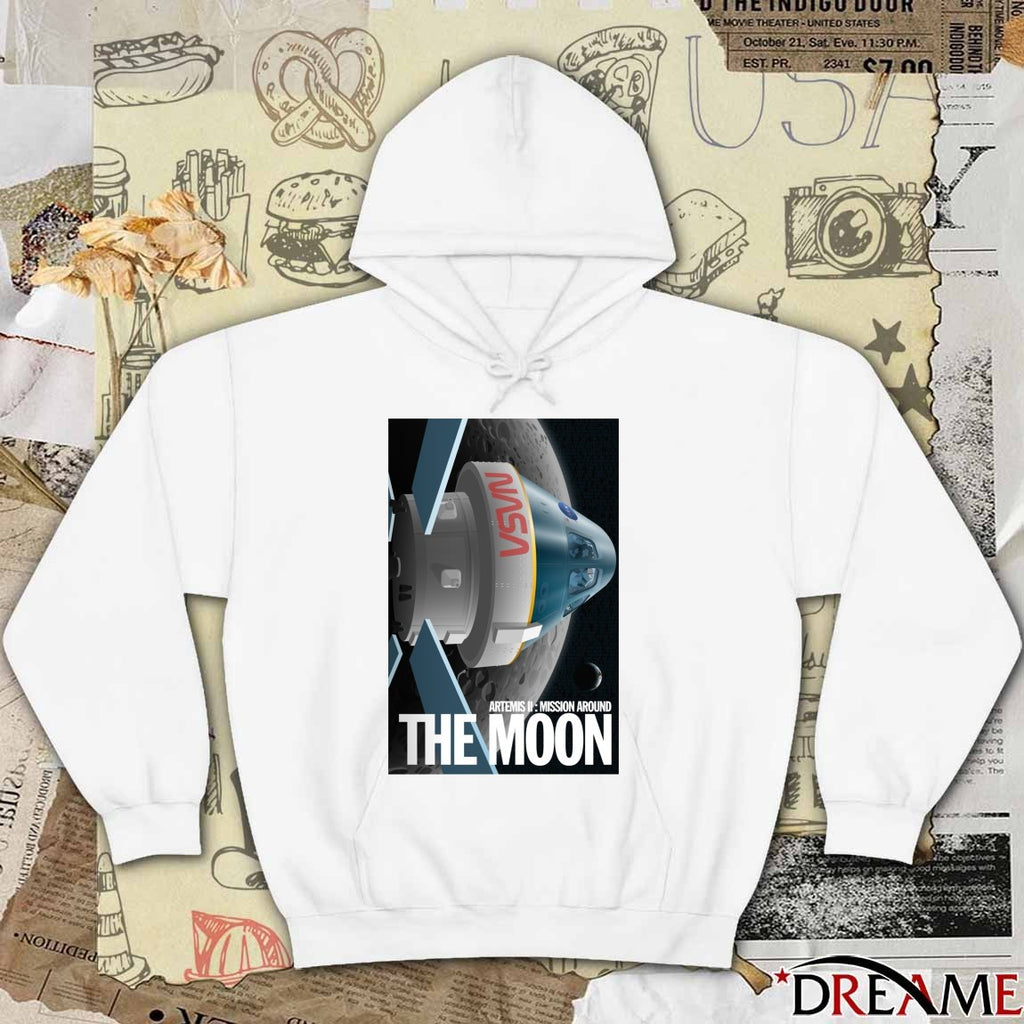 Artemis II Mission Around The Moon 2026 Poster t-shirt