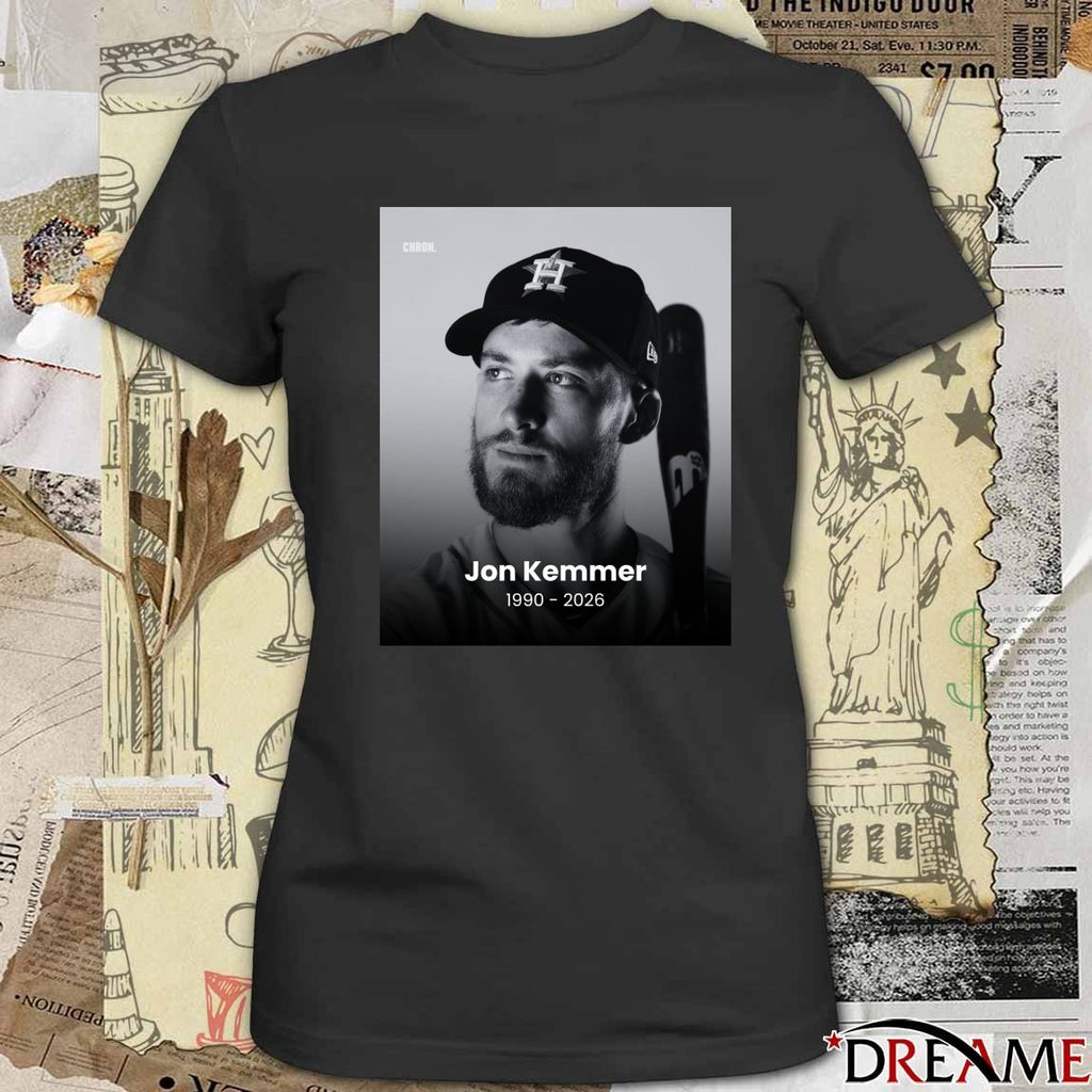 Astros Jon Kemmer 1990 – 2026 t-shirt