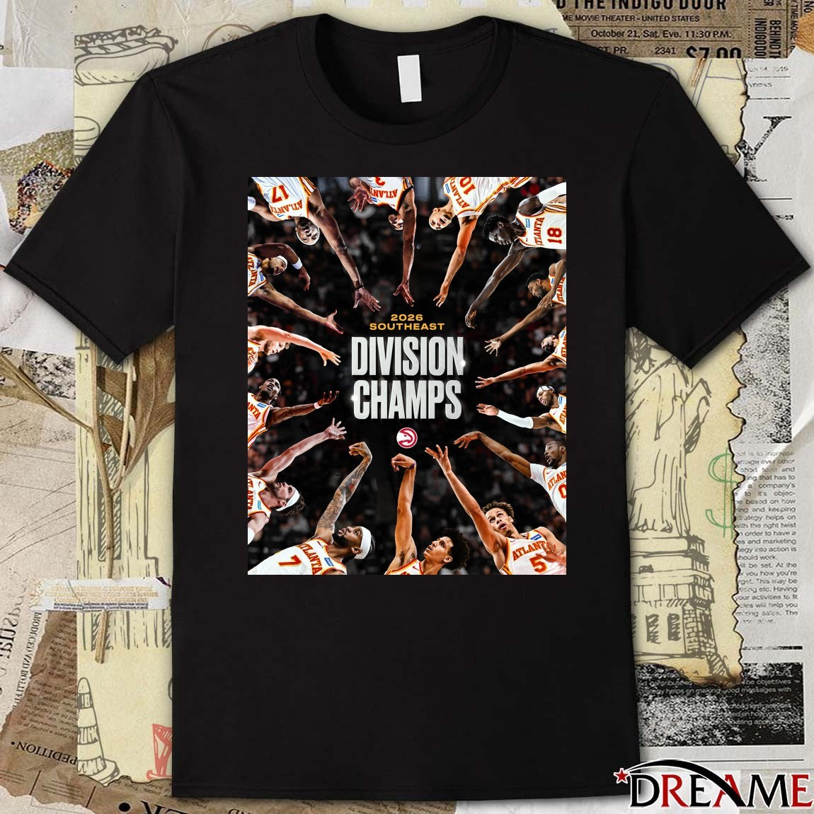 Atlanta Hawks 2026 NBA Playoffs Southeast Division Champs Poster t-shirt