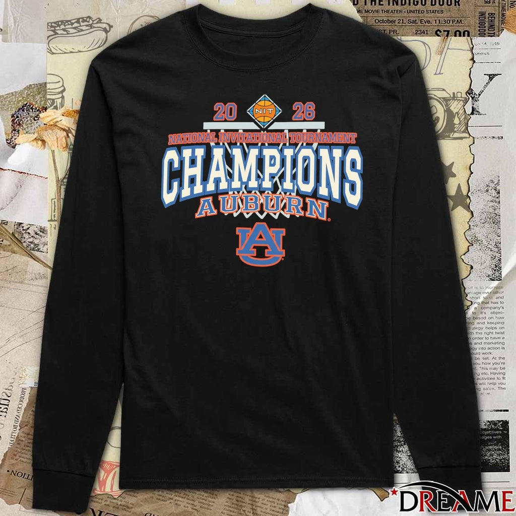 Auburn Tigers 2026 NIT National Invitational Tournament Champions t-shirt