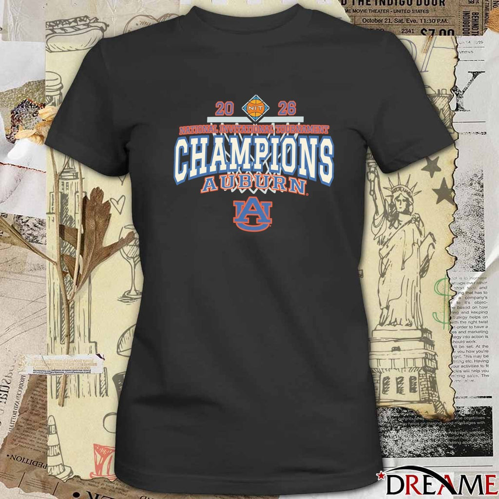 Auburn Tigers 2026 NIT National Invitational Tournament Champions t-shirt