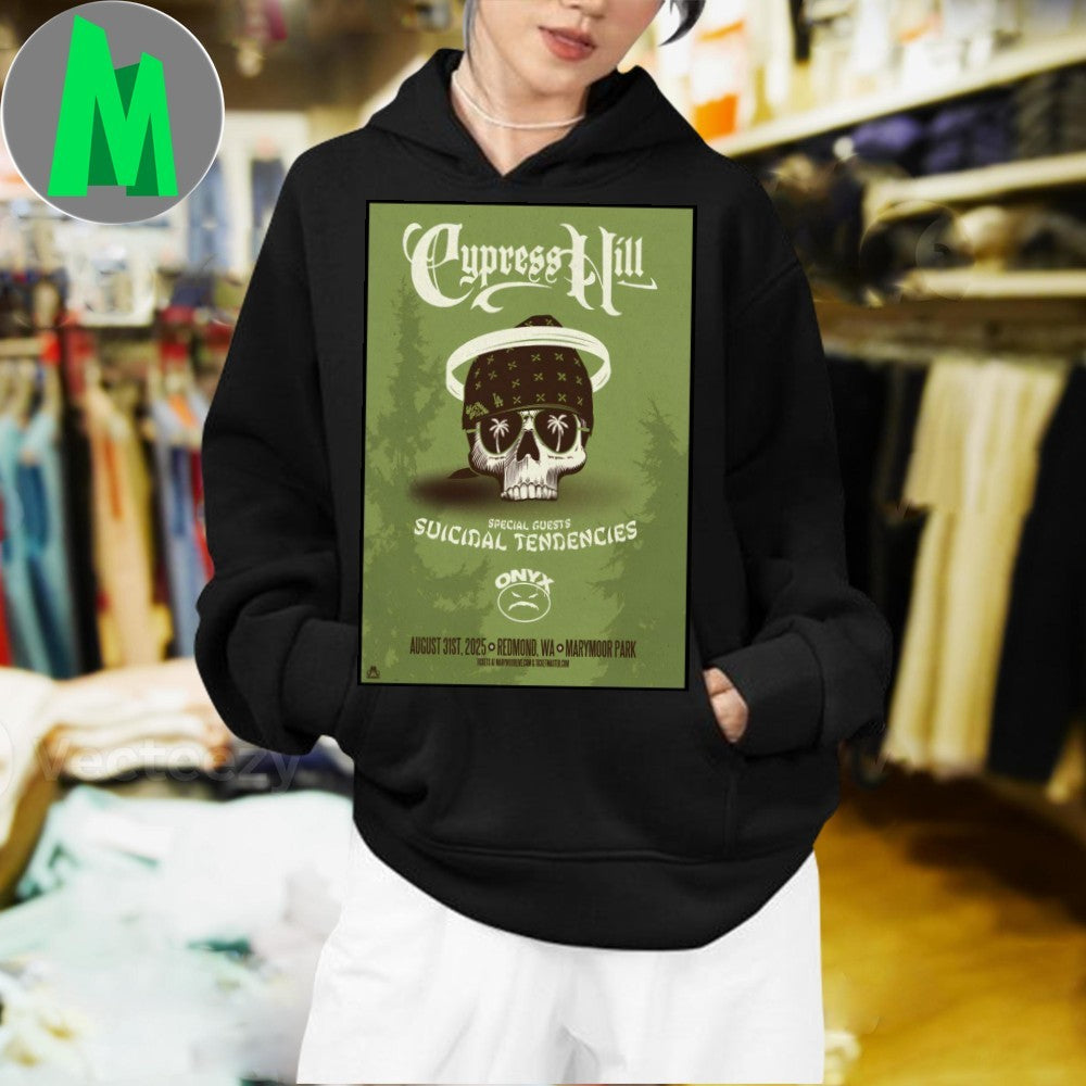 Aug 31 2025 Live Cypress Hill Marymoor Amphitheater in Redmond, WA Poster Shirt