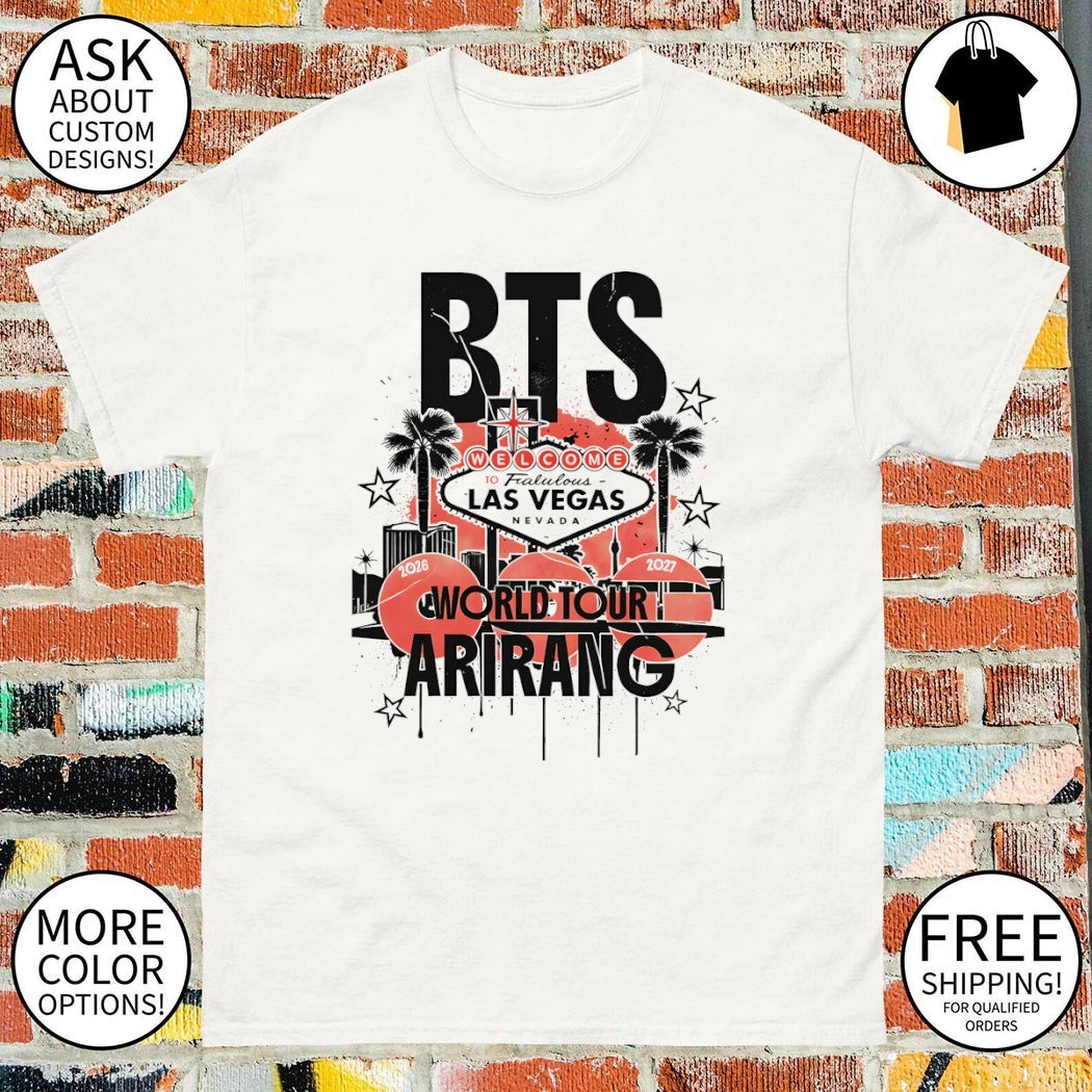 BTS Vegas 2026 Concert Arirang Tour Nevada Bangtan Army shirt