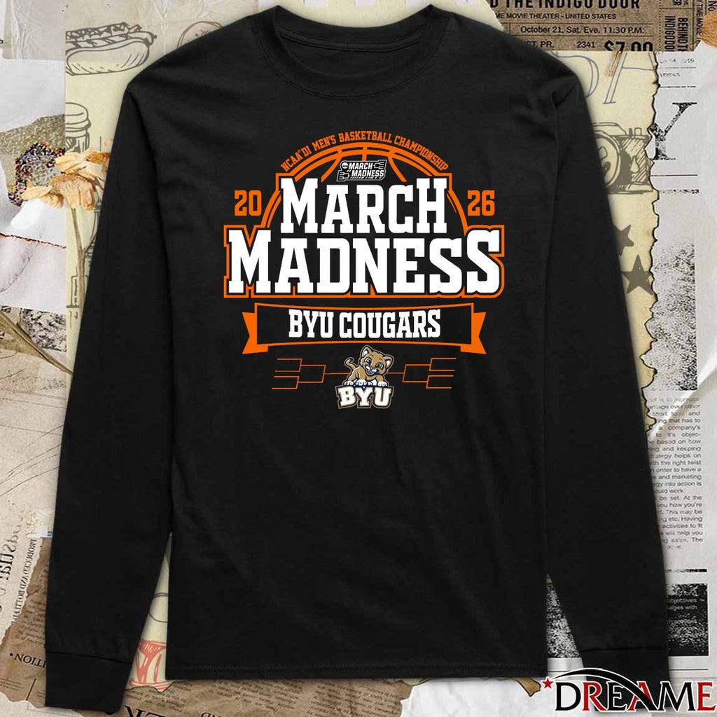 BYU Cougars 2026 NCAA DI Men’s Basketball Championship March Madness t-shirt
