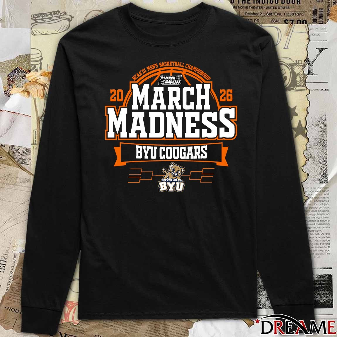 BYU Cougars 2026 NCAA DI Men’s Basketball Championship March Madness t-shirt