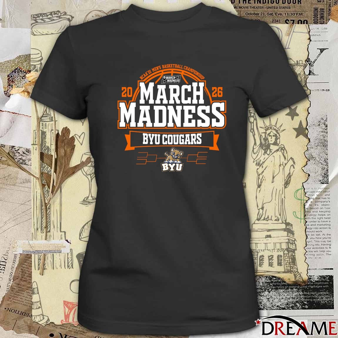 BYU Cougars 2026 NCAA DI Men’s Basketball Championship March Madness t-shirt