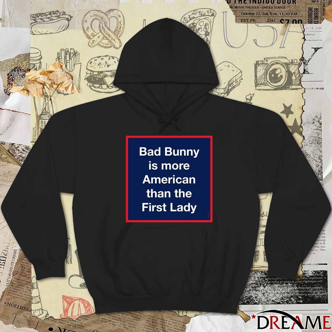 Bad Bunny Is More American Than The First Lady t-shirt