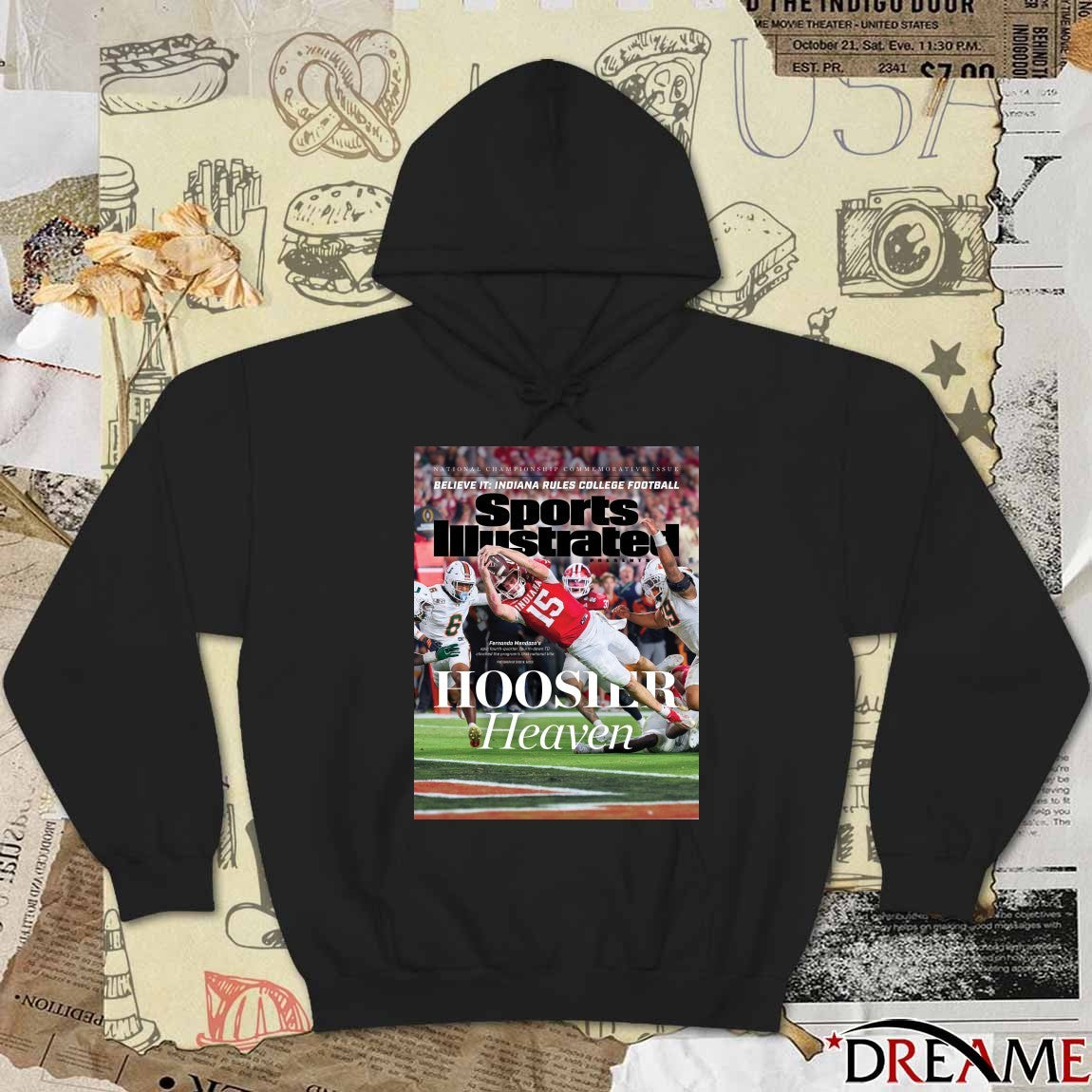 Believe It Indiana Rules College Football Sports Illustrated Fernando Mendoza Hoosier Heaven Poster t-shirt