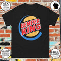 Bender King Burger King parody logo shirt