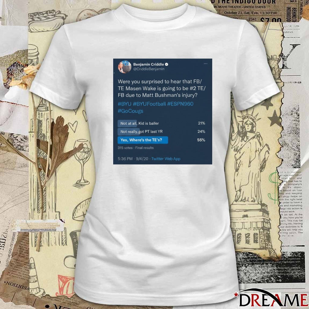 Benjamin Criddle Were You Surprised To Hear That Fb Te Masen Wake Is Going To Be t-shirt