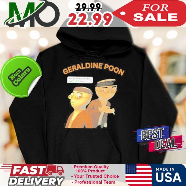 Benji Coleman Geraldine Poon Cartoon Graphic Shirt
