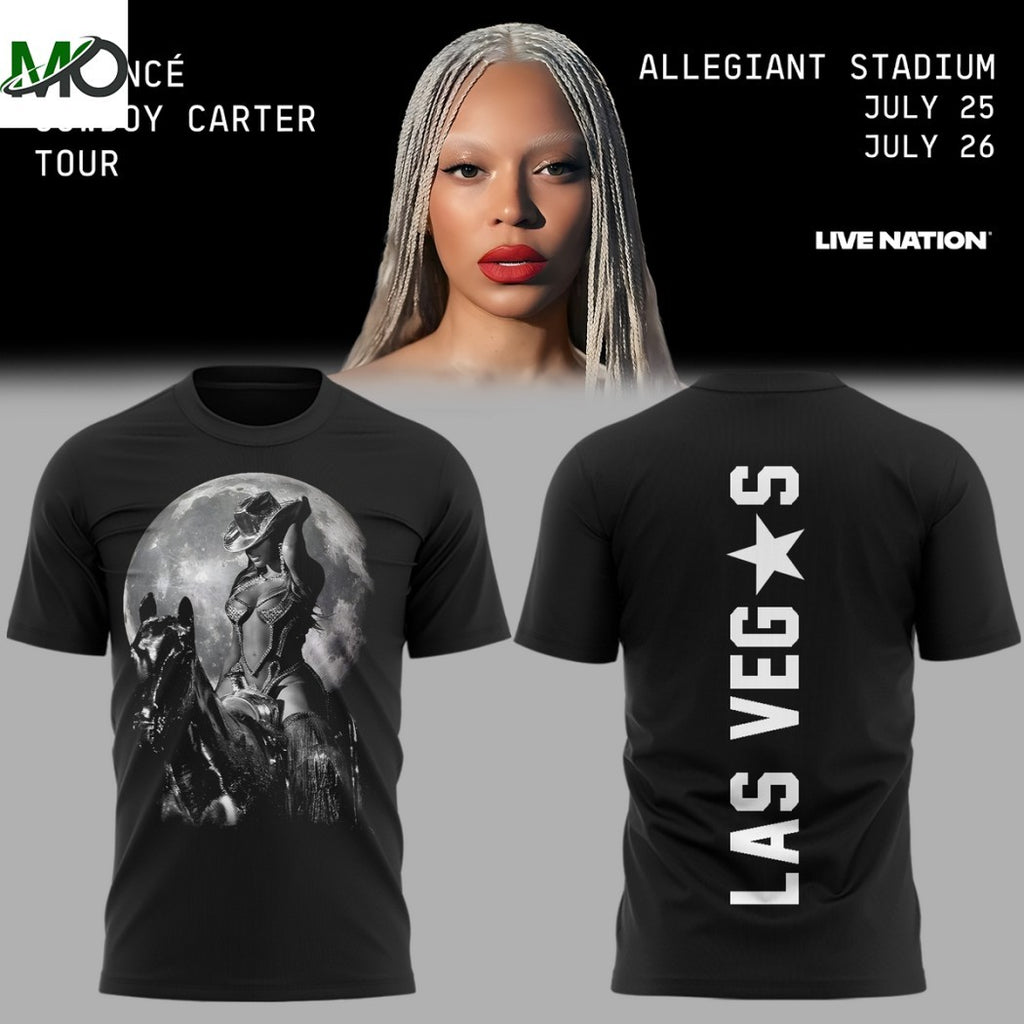 Beyoncé Cowboy Carter Tour Las Vegas 2025 Concert T-Shirt