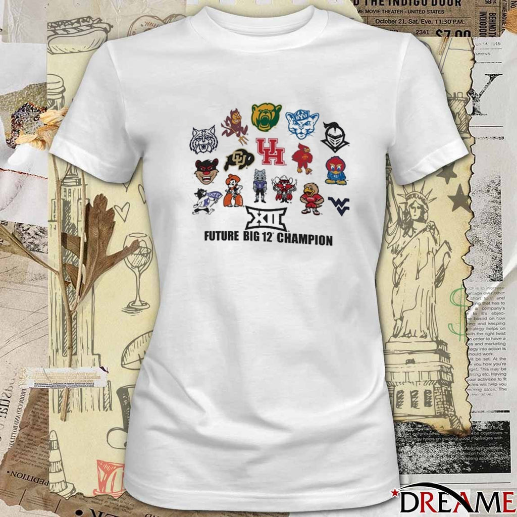 Big 12 Champion Future Big 12 Champion All Logos Mascot t-shirt