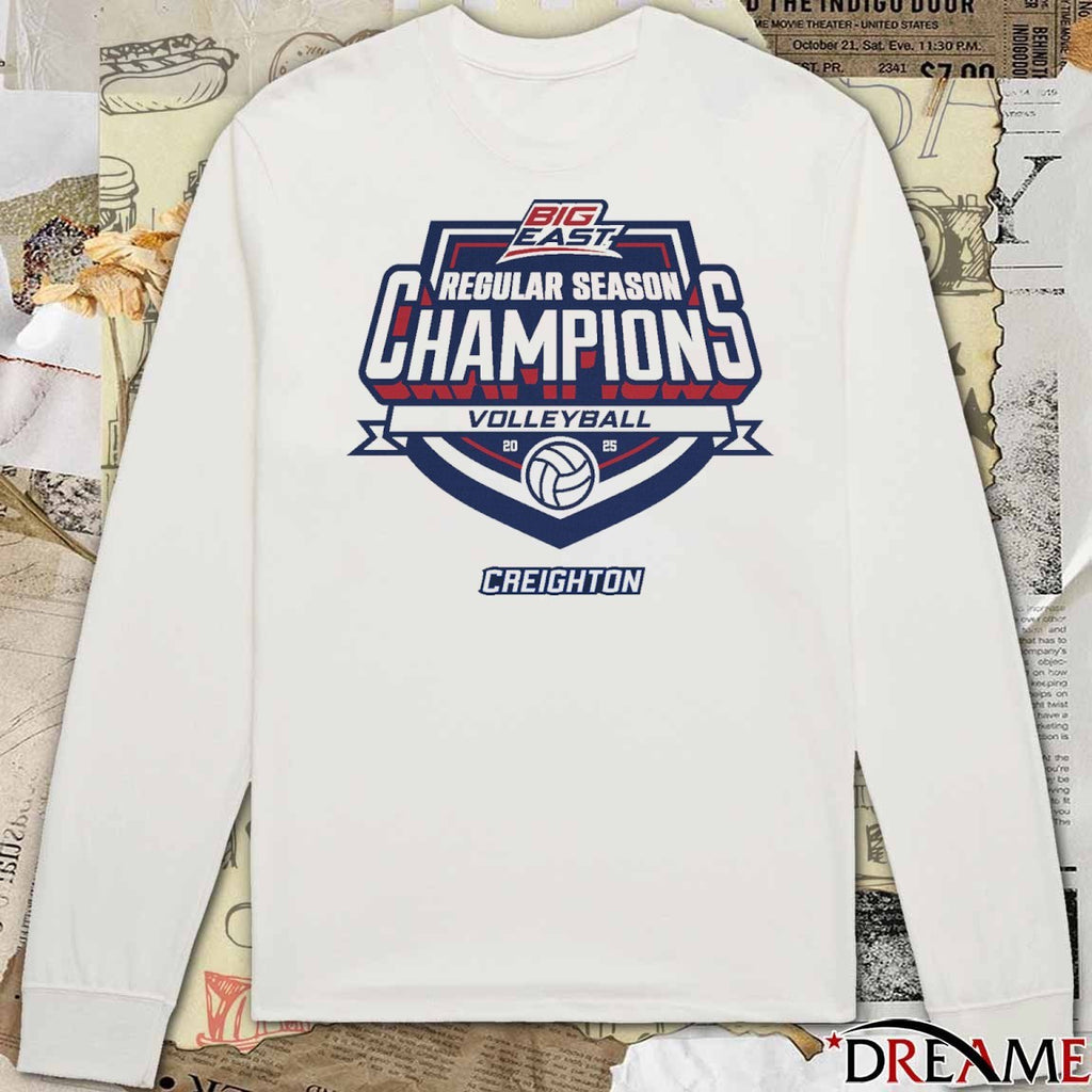 Big East Conference 2025 Regular Season Champions Creighton Bluejays t-shirt