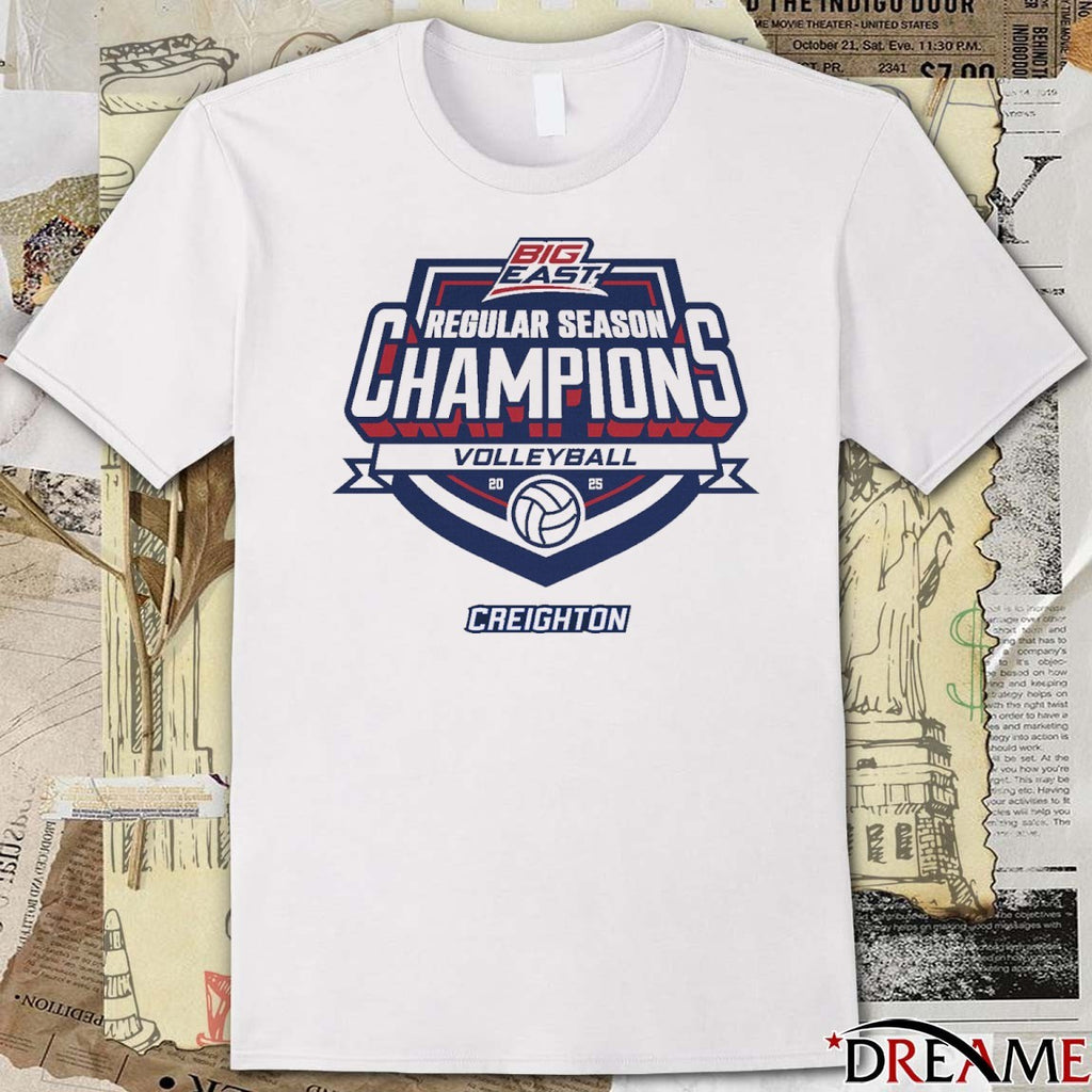 Big East Conference 2025 Regular Season Champions Creighton Bluejays t-shirt