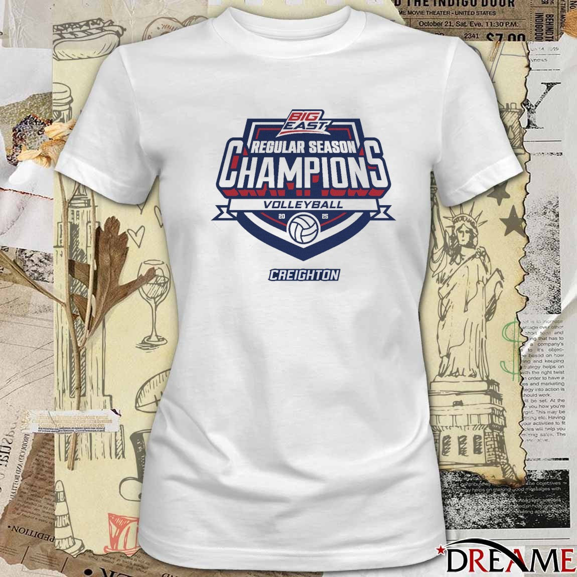 Big East Conference 2025 Regular Season Champions Creighton Bluejays t-shirt