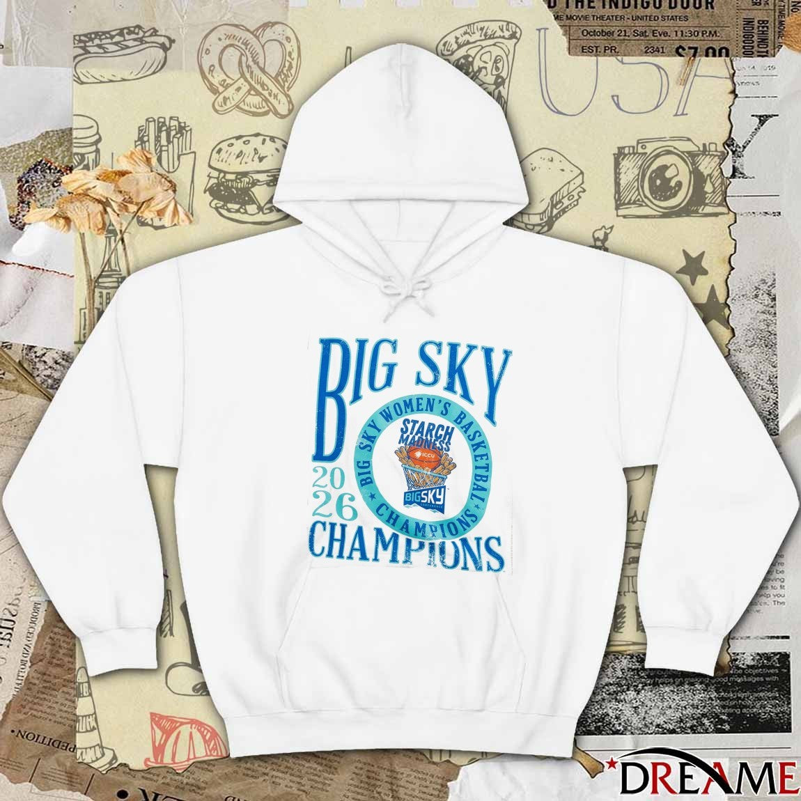 Big Sky Champions Big Sky Women’s Basketball Champions Starch Madness 2026 t-shirt