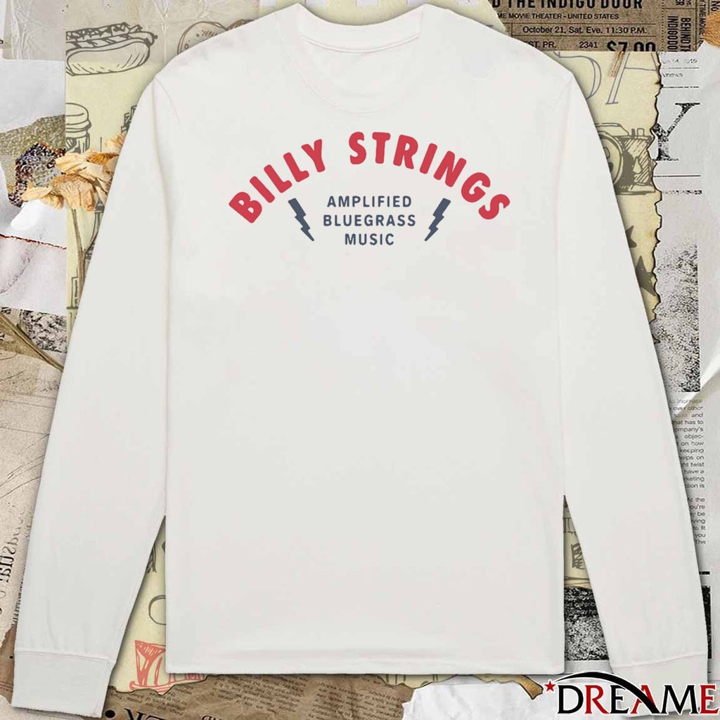 Billy Strings Winter 2026 Tour Amplified Bluegrass Music t-shirt