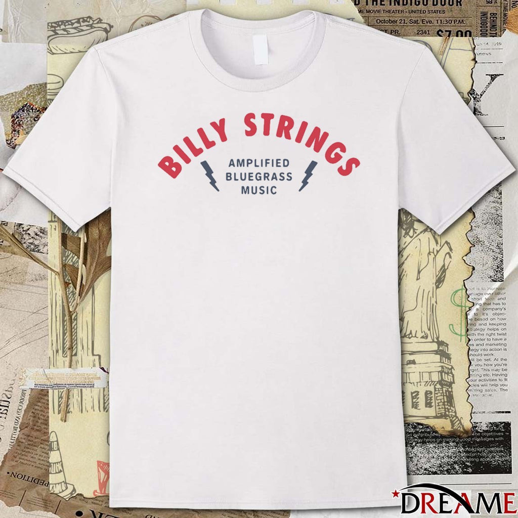 Billy Strings Winter 2026 Tour Amplified Bluegrass Music t-shirt