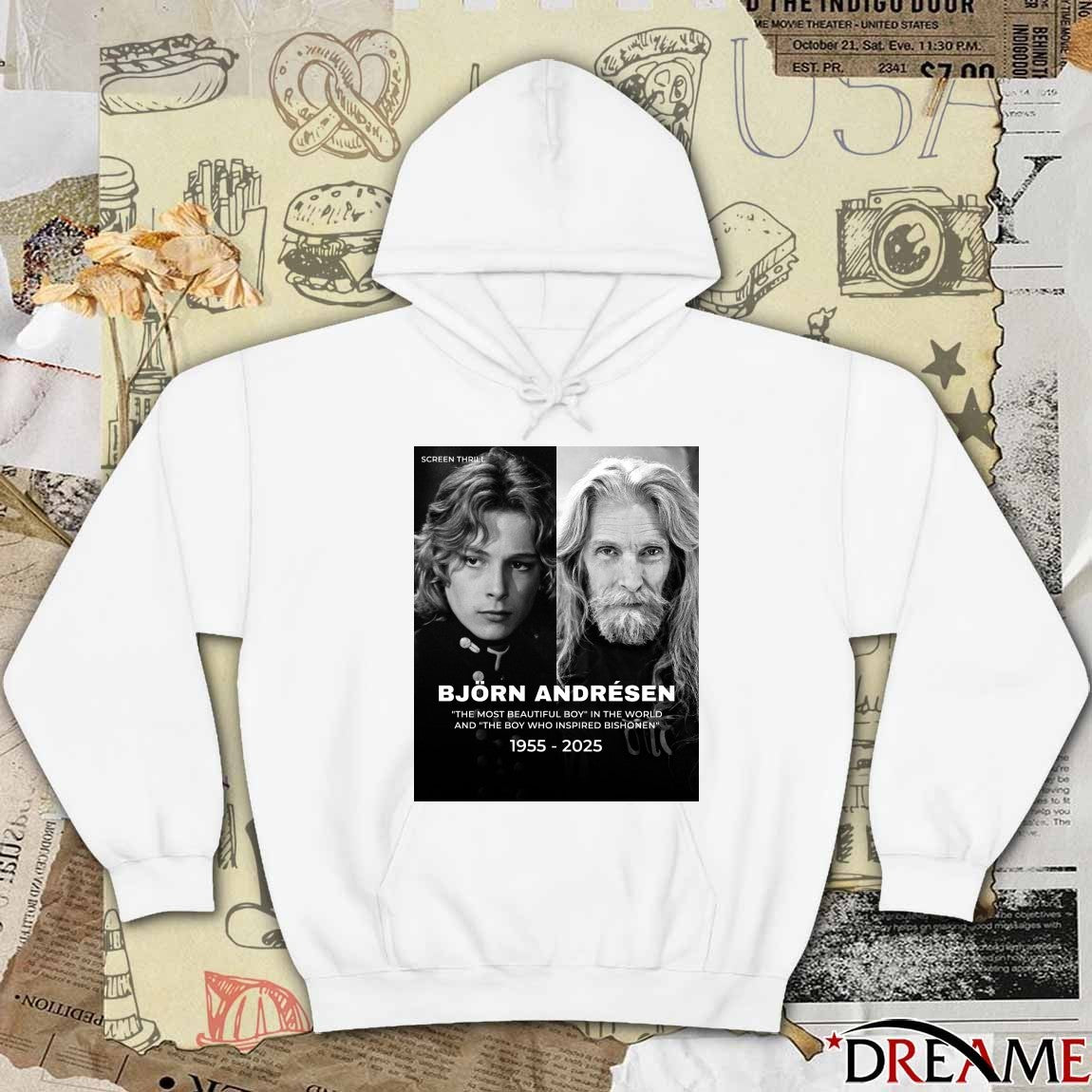 Björn Andrésen The Most Beautiful Boy In The World Has Died At Age 70 1955-2025 Poster t-shirt