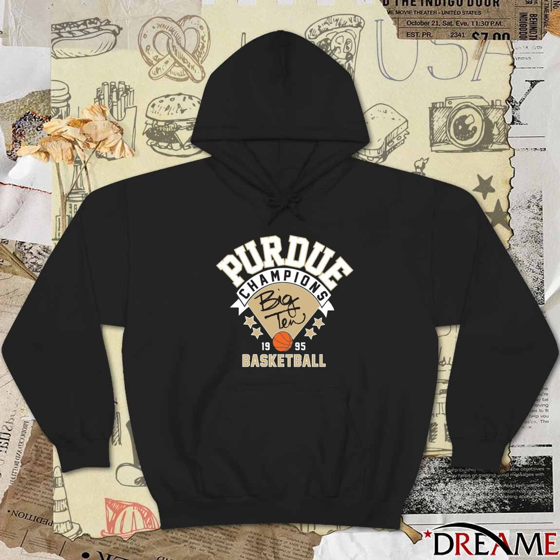 Black Purdue Boilermakers 1995 Big Ten Champions – Trending Now 2026 t-shirt