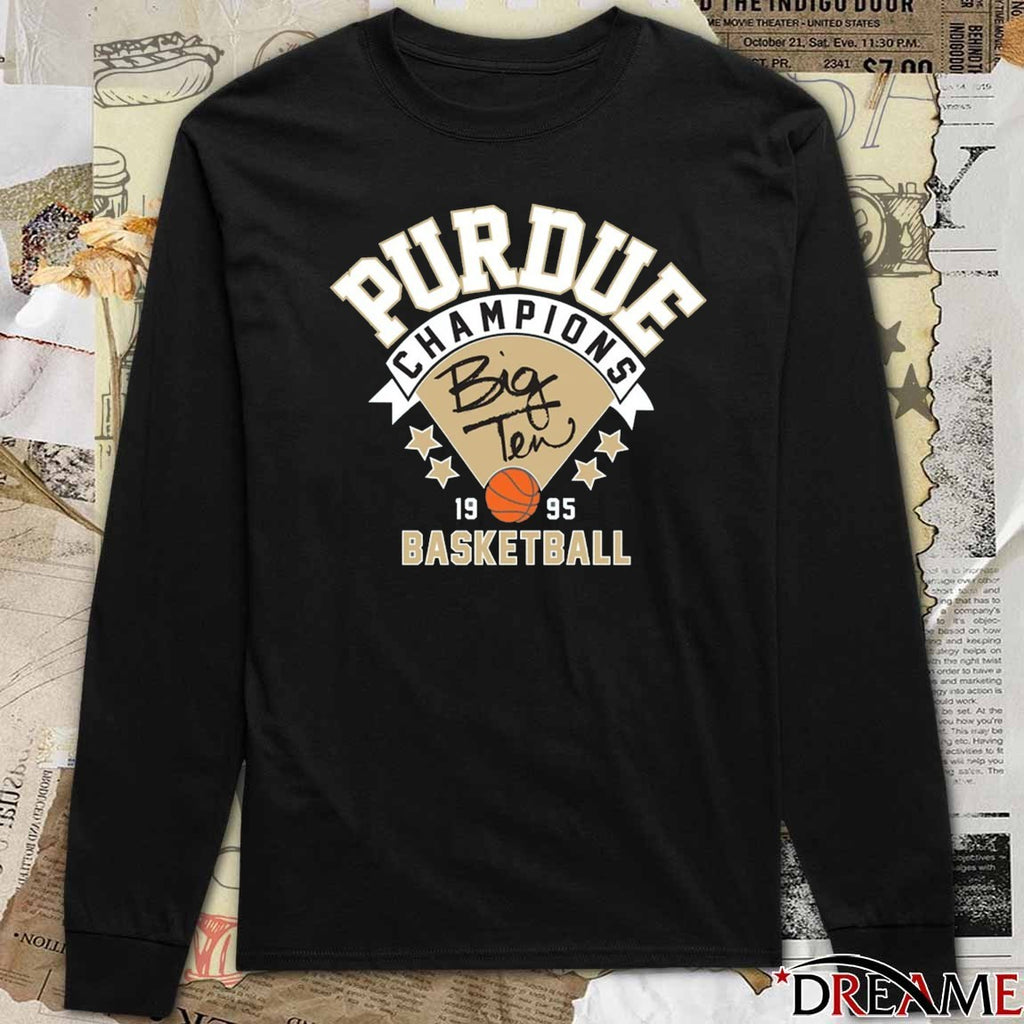 Black Purdue Boilermakers 1995 Big Ten Champions – Trending Now 2026 t-shirt
