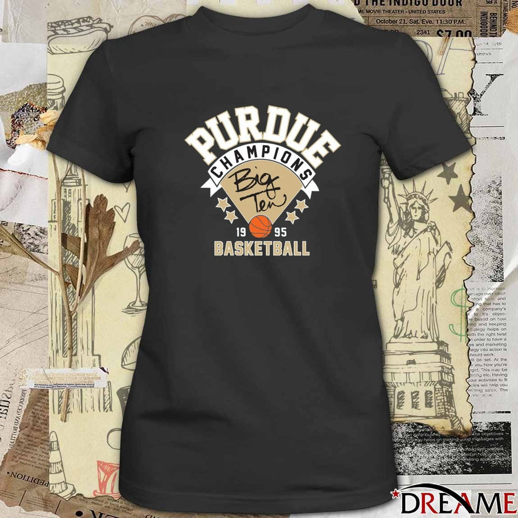 Black Purdue Boilermakers 1995 Big Ten Champions – Trending Now 2026 t-shirt