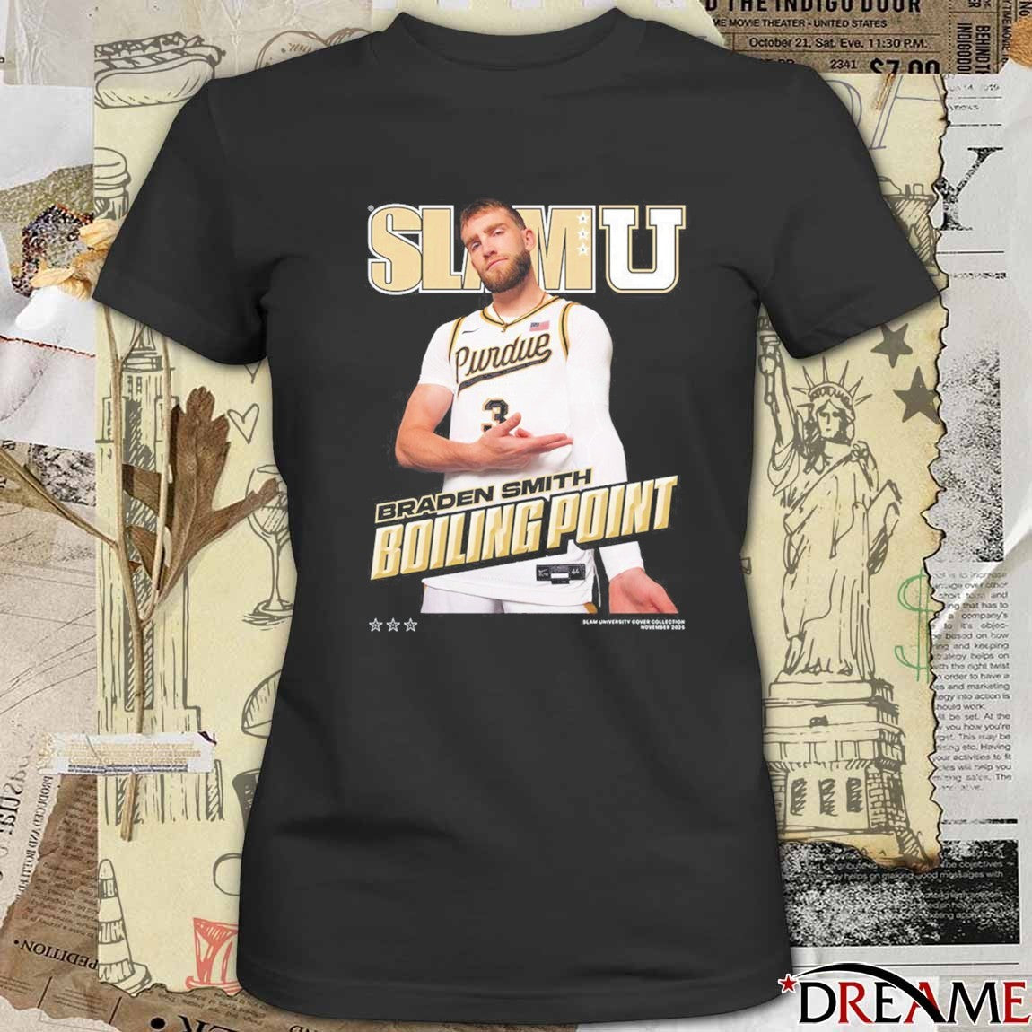 Black SLAMU Braden Smith Boiling Point Purdue Boilermakers Champions – Trending Now 2026 t-shirt