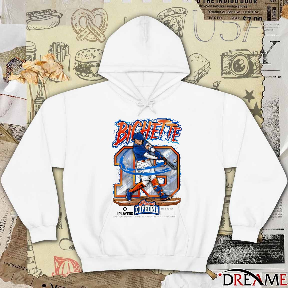 Bo Bichette New York Mets MLB 2026 Planet Euphoria Art t-shirt