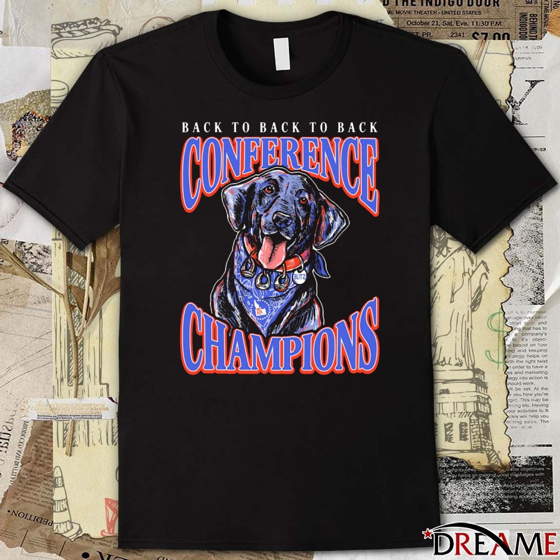 Boise State Broncos Back To Back To Back Conference Champions Blitz t-shirt