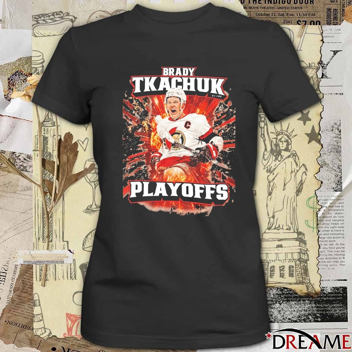 Brady Tkachuk Ottawa Senators 2026 NHL Men’s Hockey Playoffs Graphic t-shirt