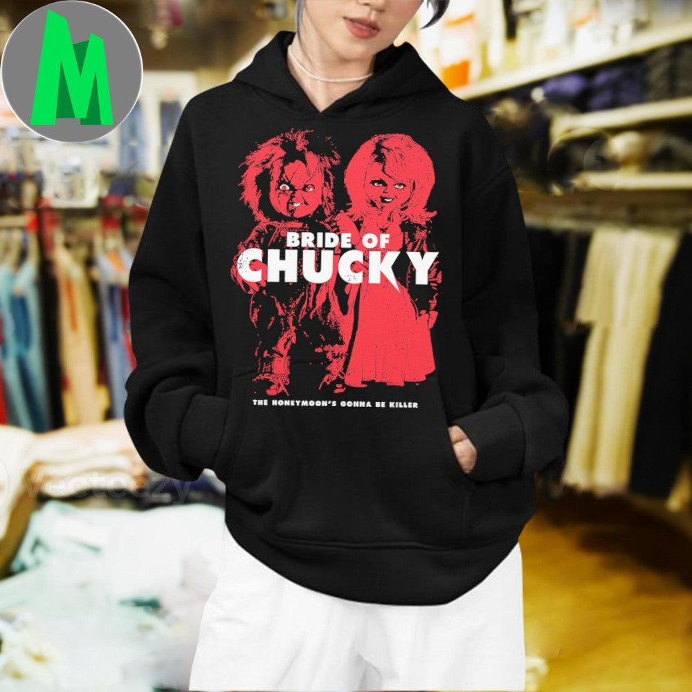 Bride of Chucky Chuck & Tiffany Horror Movie T-Shirt