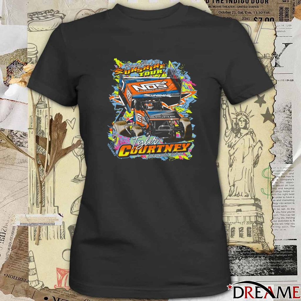 Bringing Back The Sunshine Tour NDS Energy Drink Tyler Courtney Indianapolis IN t-shirt