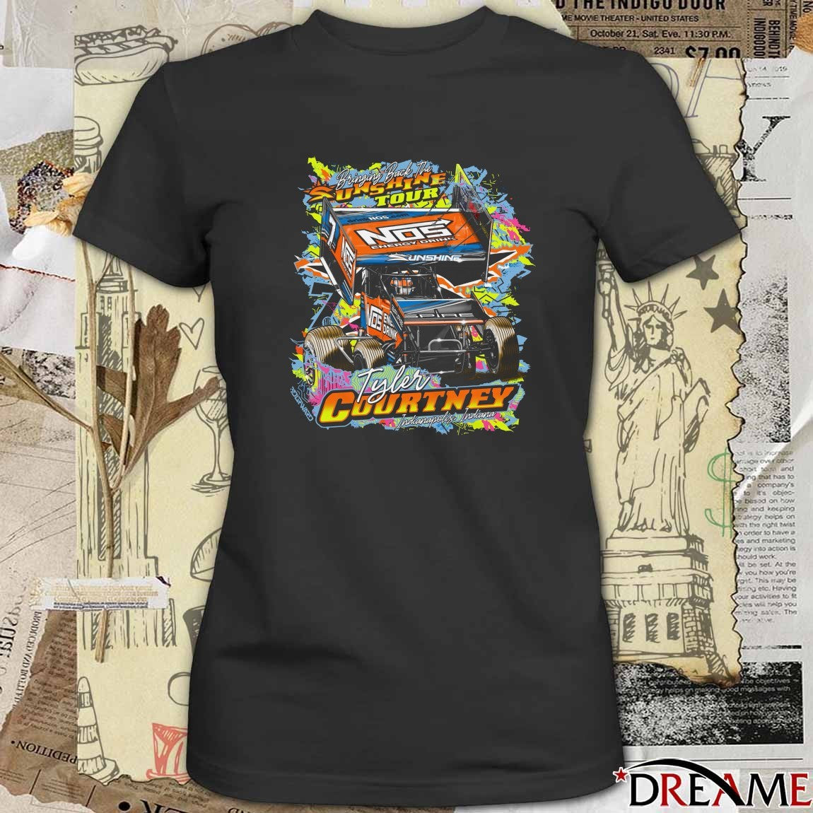 Bringing Back The Sunshine Tour NDS Energy Drink Tyler Courtney Indianapolis IN t-shirt