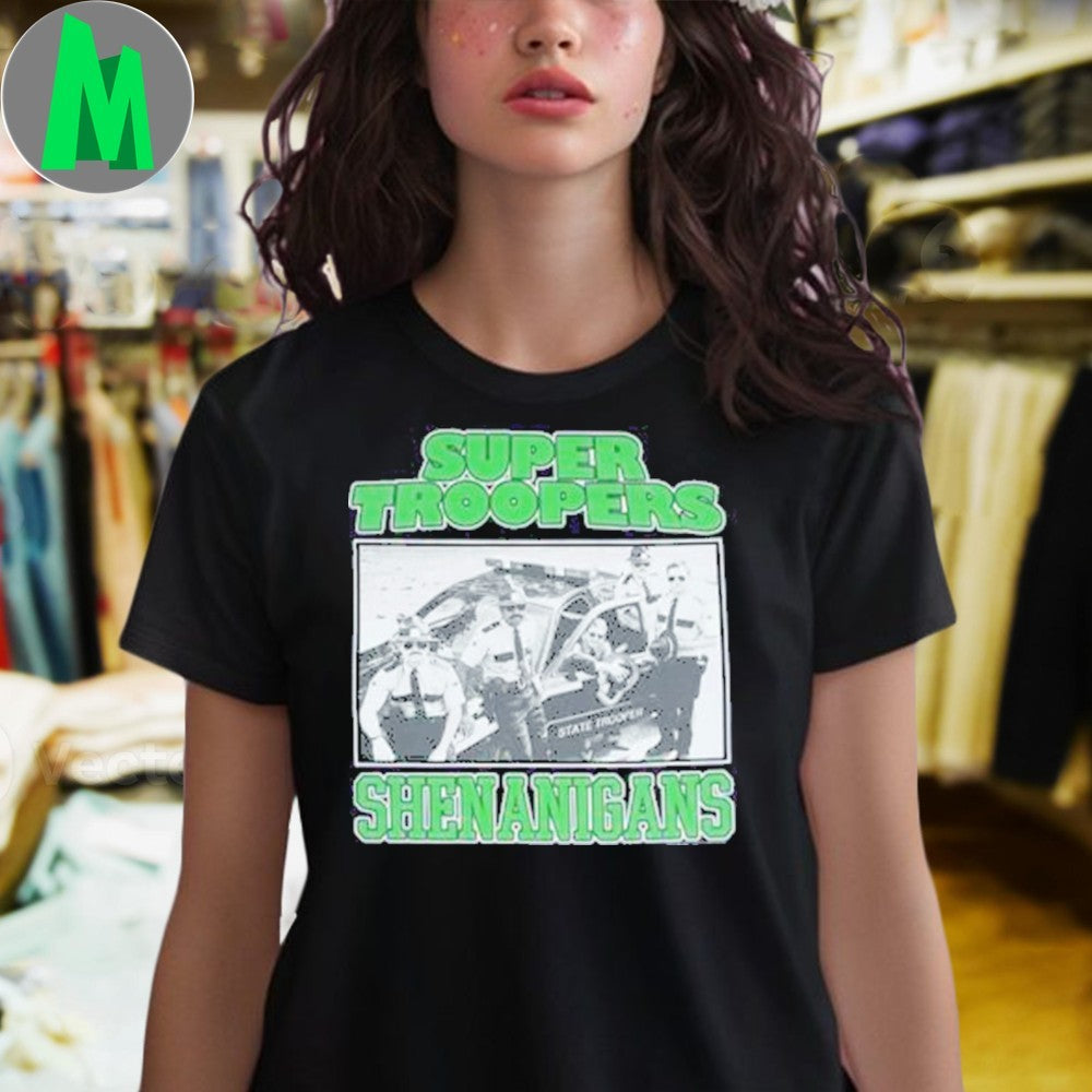 Broken Lizard Super Troopers Shenanigans Movie Graphic T-Shirt