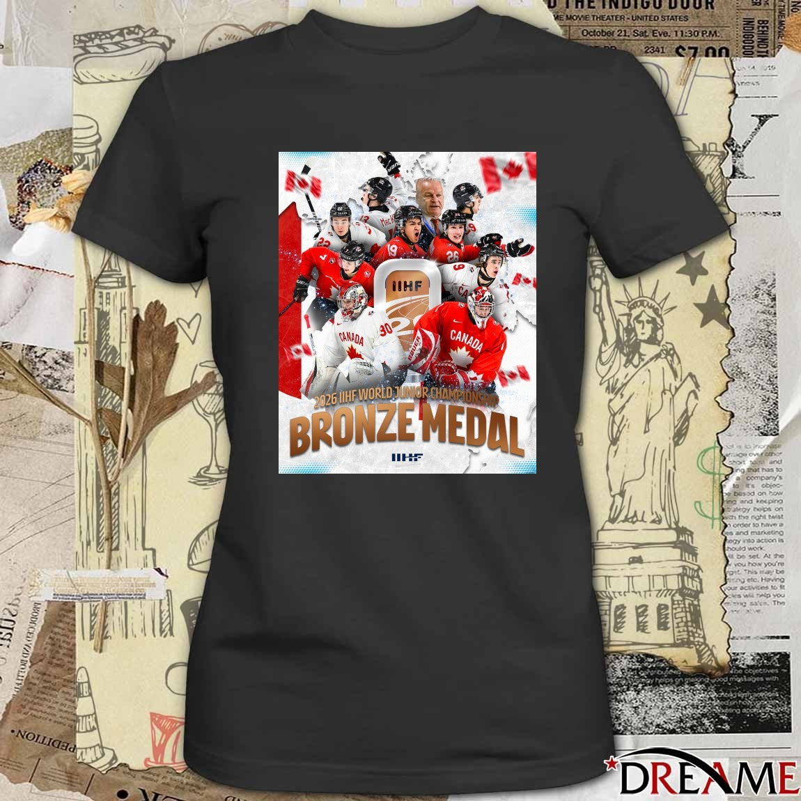 Bronze Medal 2026 IIHF World Junior Championship Poster t-shirt