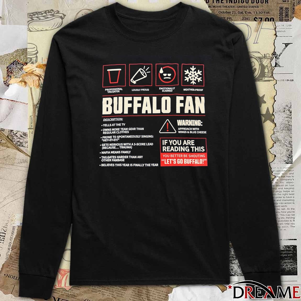 Buffalo Fan If You Are Reading This You Better Be Shouting Let’s Go Buffalo October Club 2025 t-shirt