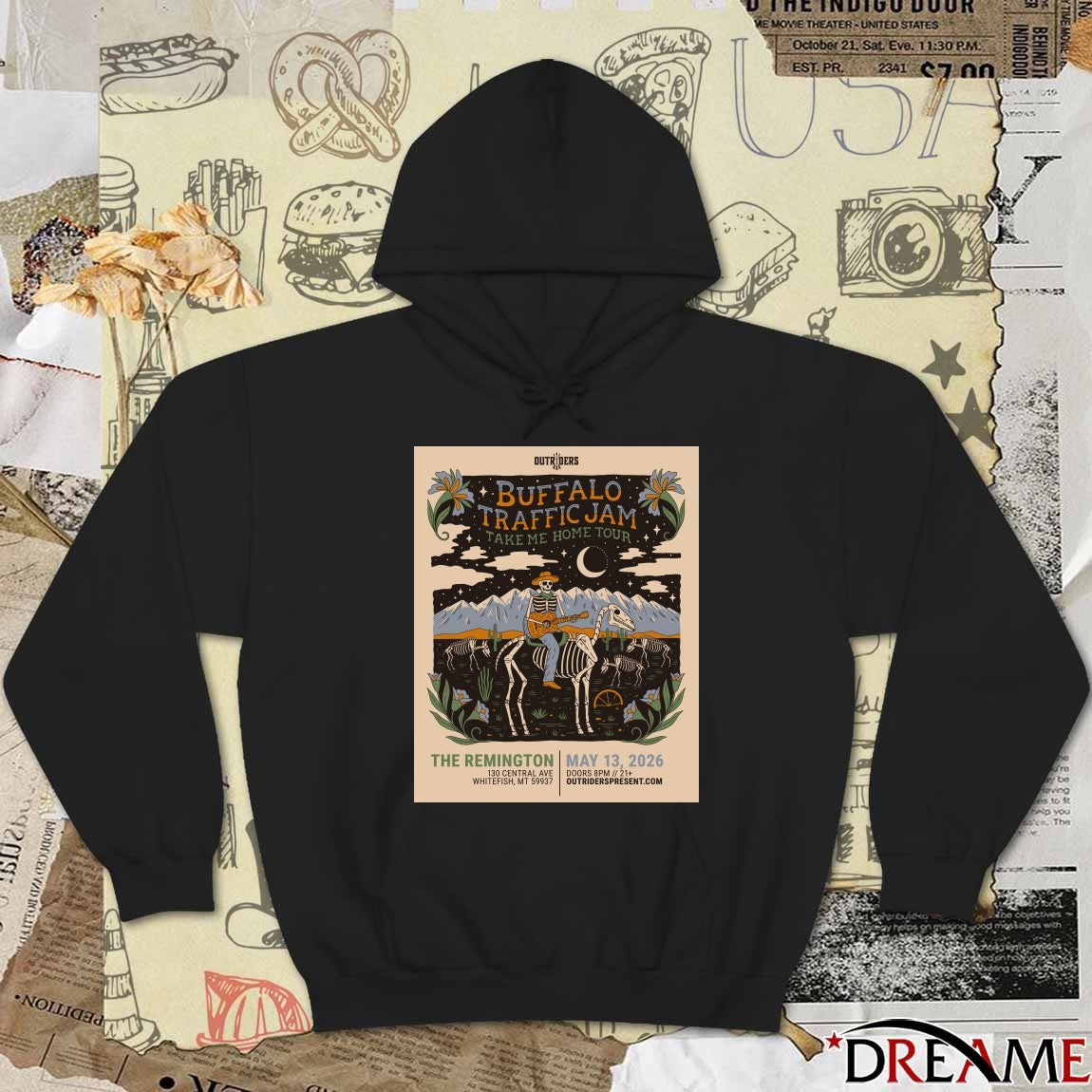 Buffalo Traffic Jam Take Me Home Tour The Remington May 13 2026 Poster t-shirt