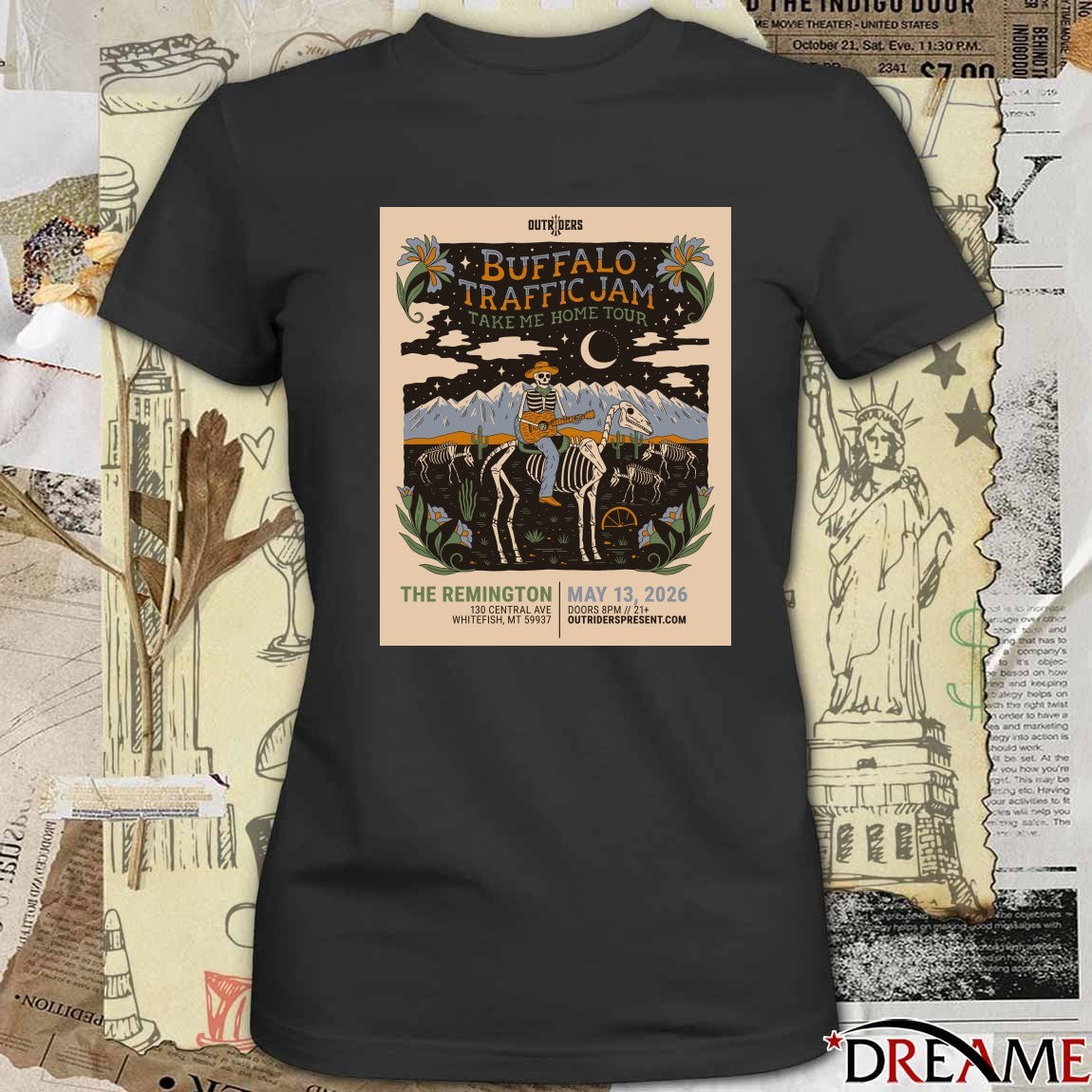 Buffalo Traffic Jam Take Me Home Tour The Remington May 13 2026 Poster t-shirt
