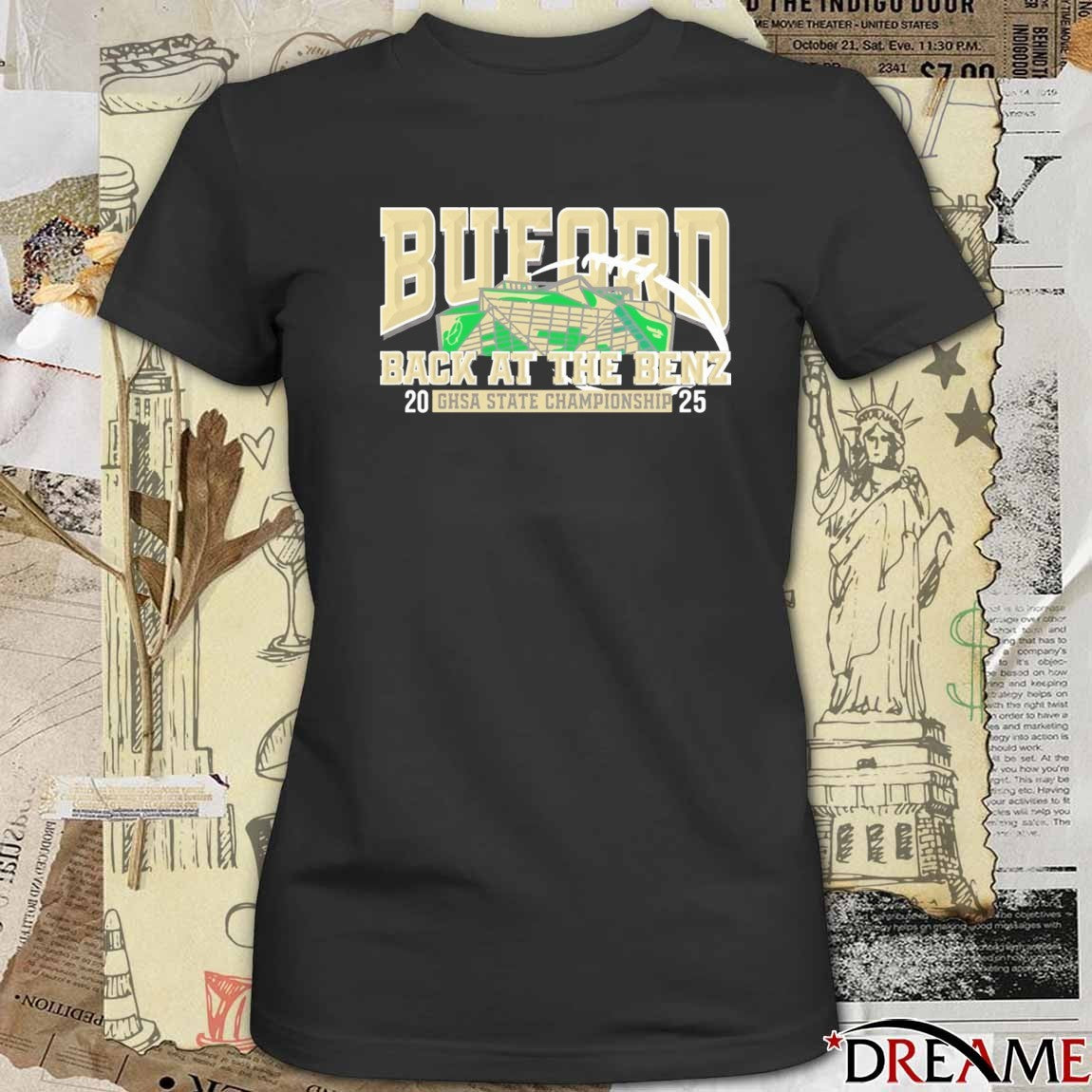 Buford Wolves Back At The Benz 2025 GHSA State Football Championship t-shirt