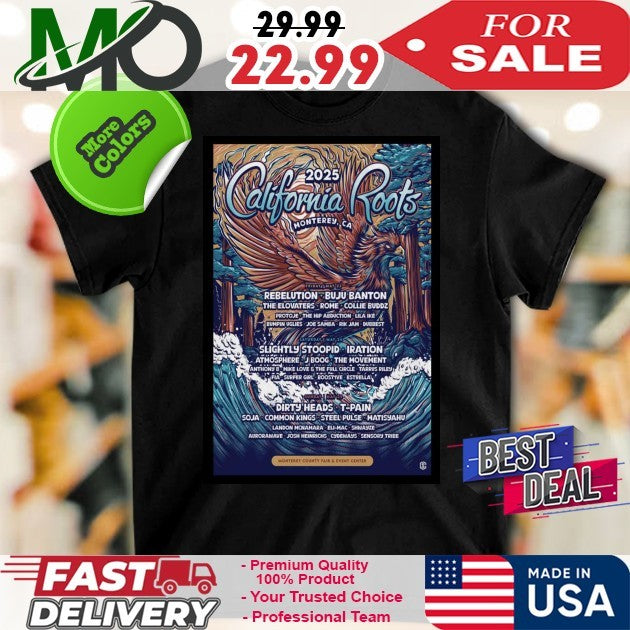 California Roots Festival 2025 Poster Shirt