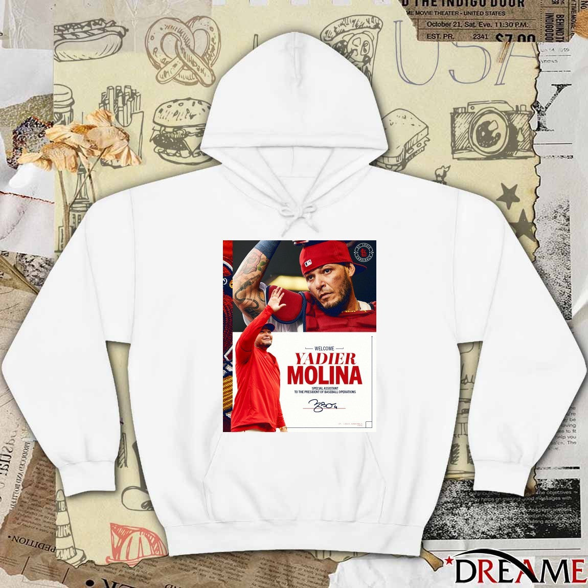 Cardinals Welcome Yadier Molina Special Assistant to the President of Baseball Operations Signature Poster t-shirt