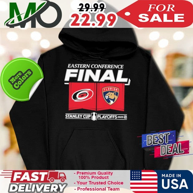 Carolina Hurricanes vs. Florida Panthers 2025 Eastern Conference Finals Stanley Cup Playoffs 2025 Shirt