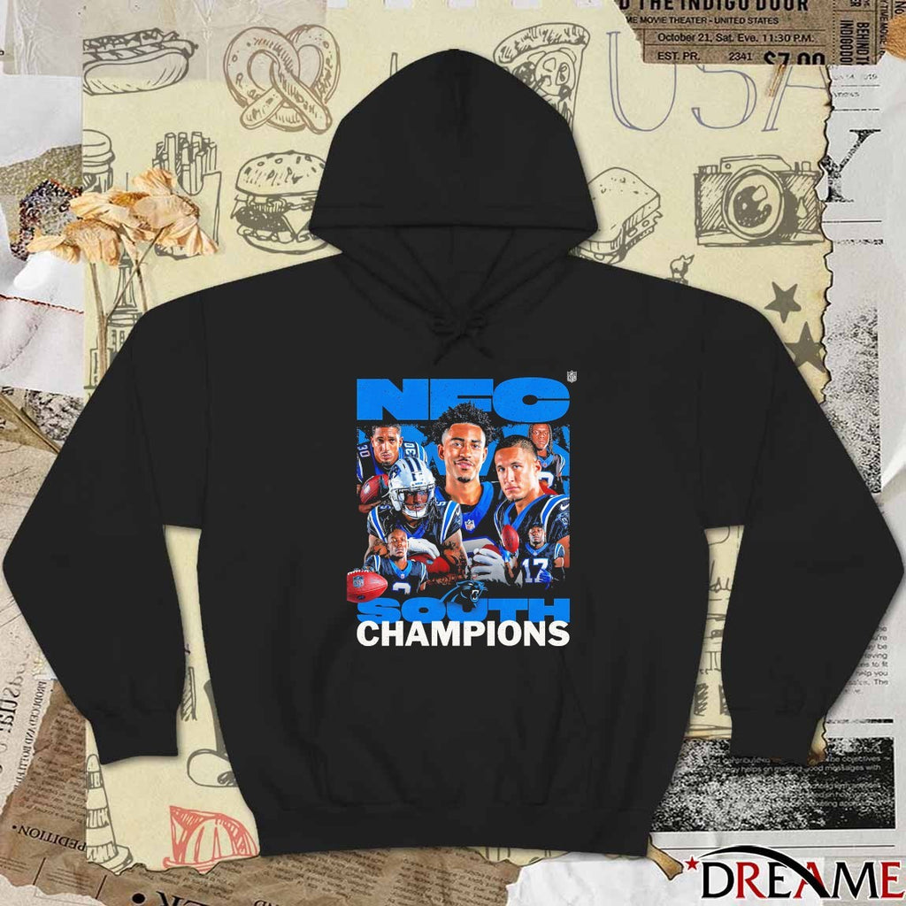 Carolina Panthers 2025 NFC South Champions For The Celly t-shirt
