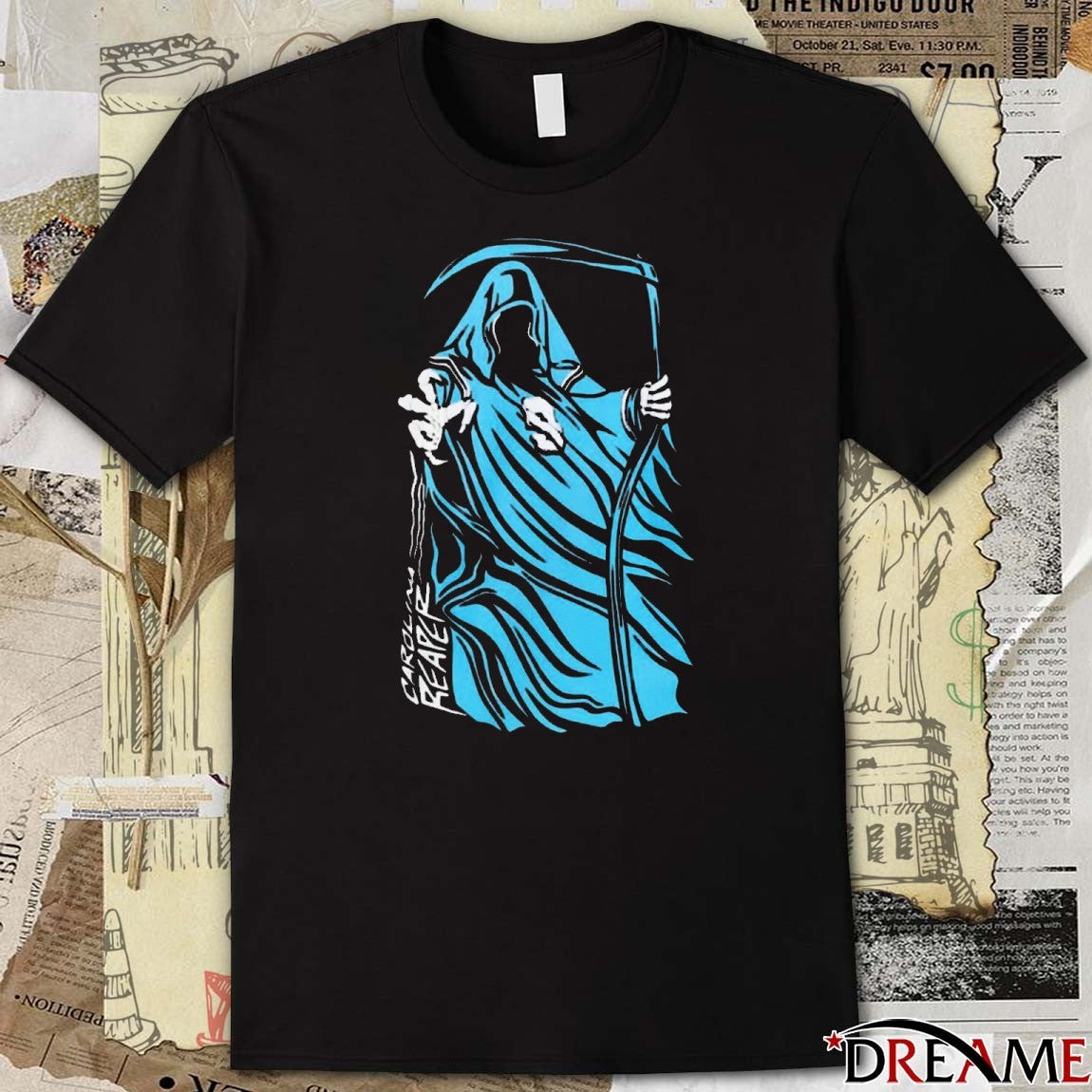Carolina Panthers Daren Bates Carolina Reaper Fanart t-shirt