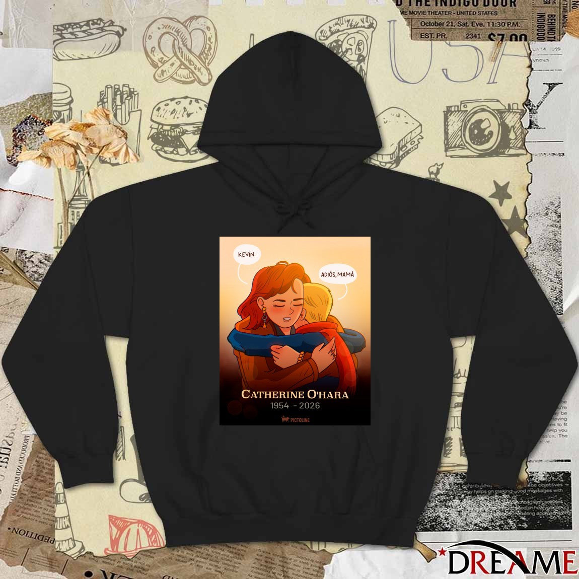 Catherine O’Hara Kevin Adios Mama 1954 – 2026 Poster t-shirt