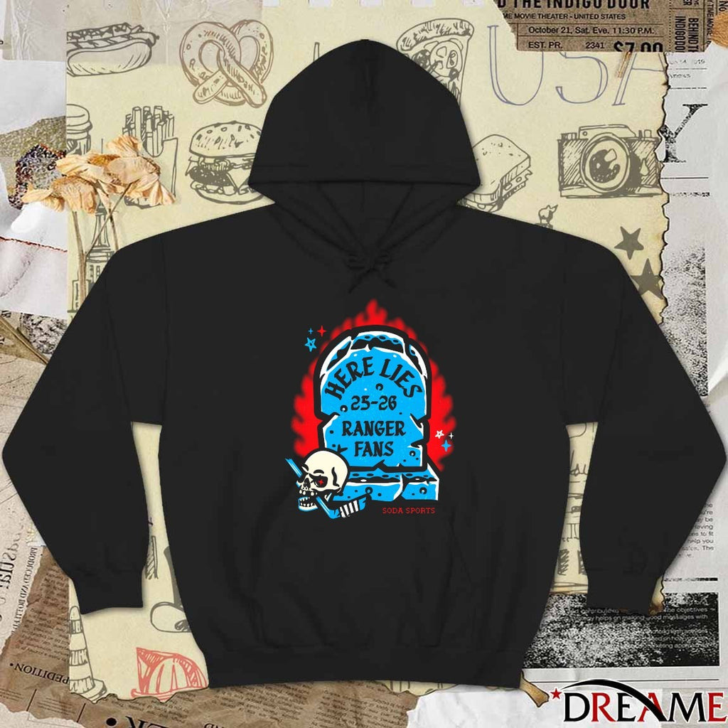 Celebrating 100 Years New York Rangers Here Kits 25-26 Ranger Fans t-shirt