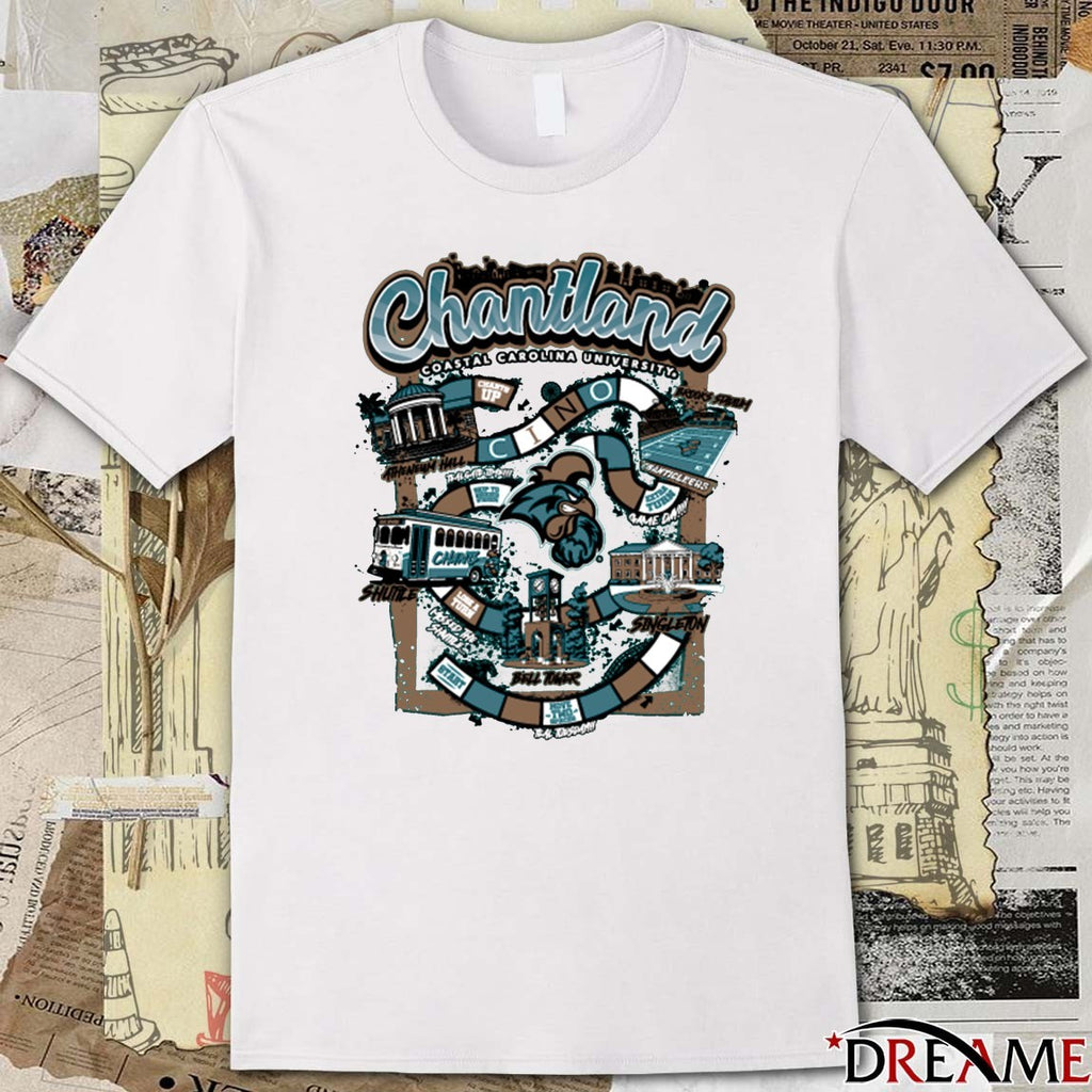 Chantland Coastal Carolina University Homecoming 2025 Chanticleer Mascot t-shirt