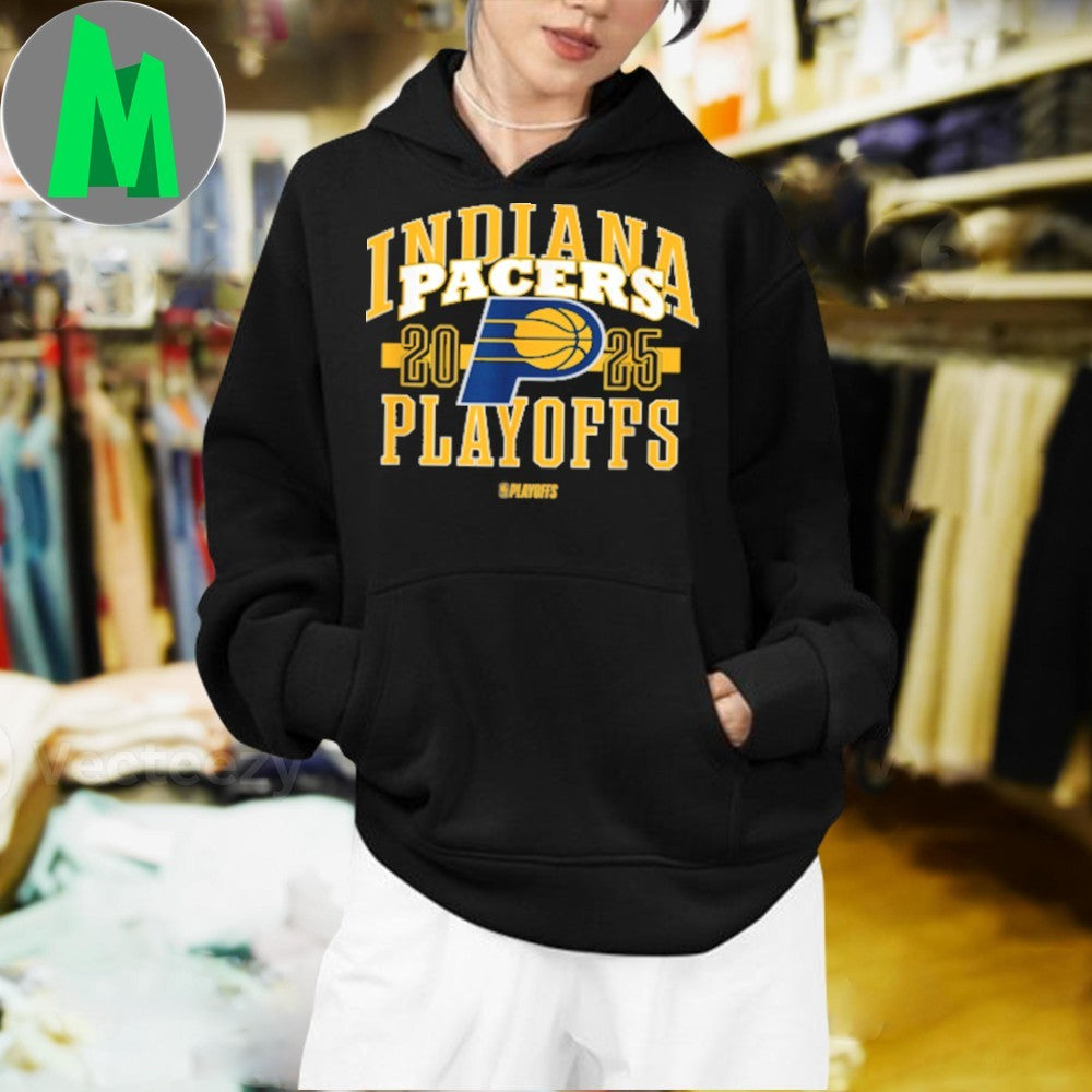 Charcoal Indiana Pacers 2025 Playoffs NBA Basketball Shirt